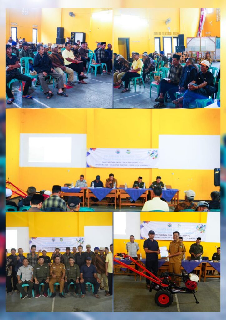 Pelatihan Kelompok Tani dan Penyerahan Mesin Traktor untuk Petani Desa Sukajadi, Kecamatan Cisayong, Kabupaten Tasikmalaya
